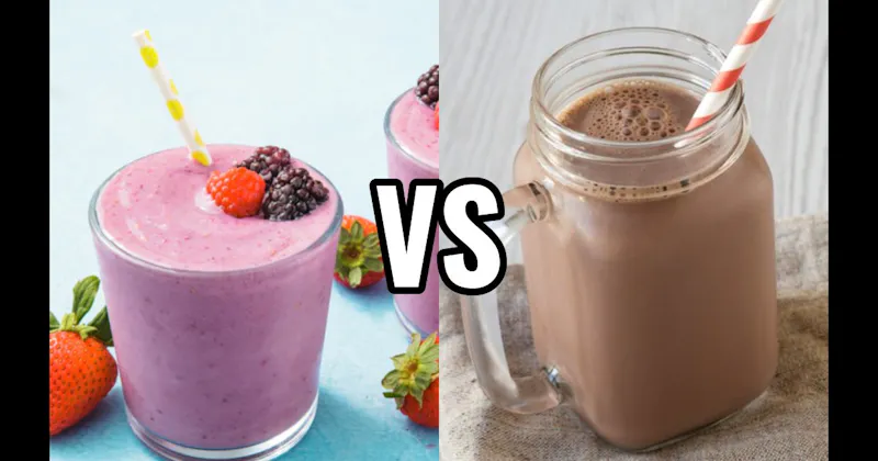 Chocolate Milk vs. Smoothies