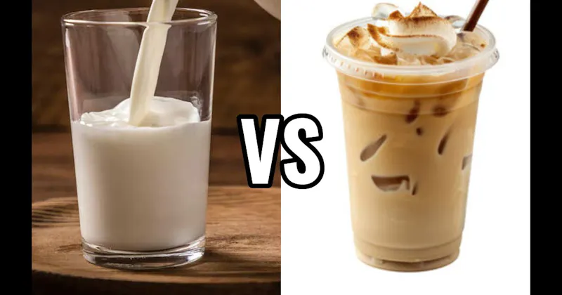 Iced Coffee vs. Milk