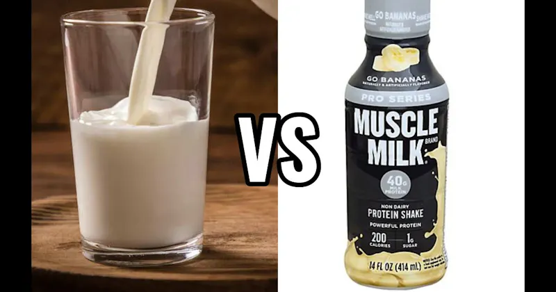 Milk vs. Protein Shake