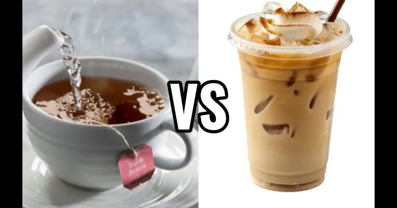Iced Coffee vs. Tea