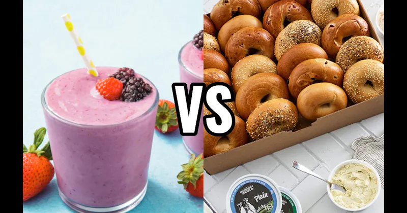 Bagels vs. Smoothies