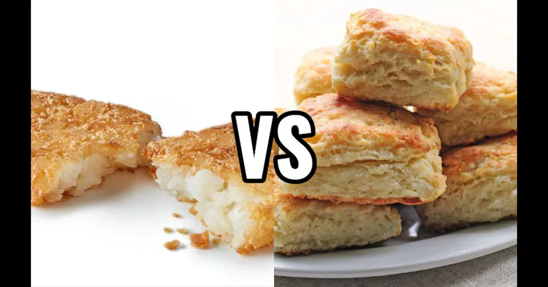 Biscuits vs. Hash Browns