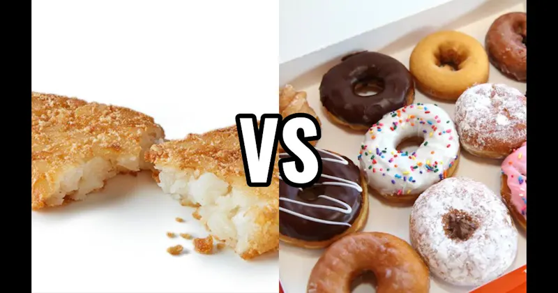 Doughnuts vs. Hash Browns