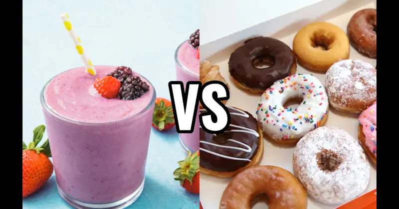 Doughnuts vs. Smoothies