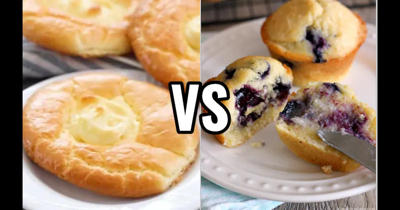 Blueberry Muffin vs. Cheese Danish