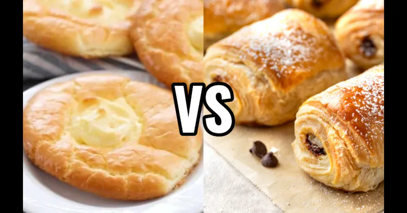 Cheese Danish vs. Chocolate Croissant