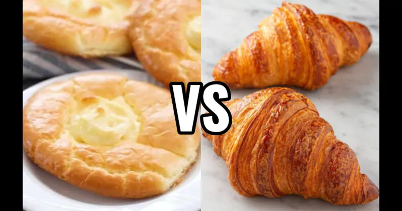 Cheese Danish vs. Croissant
