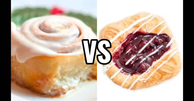 Cherry Danish vs. Cinnamon Roll