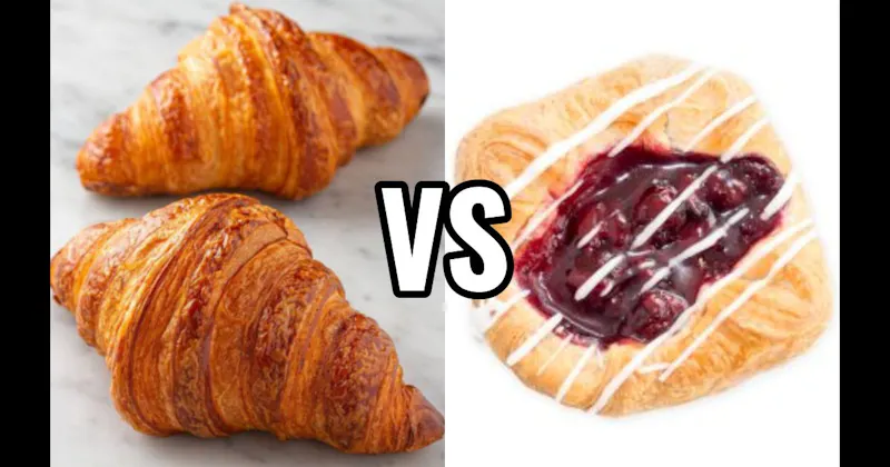 Cherry Danish vs. Croissant
