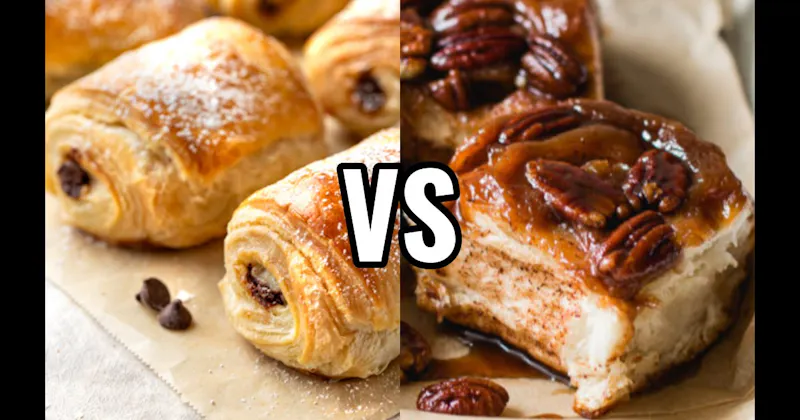 Chocolate Croissant vs. Sticky Bun