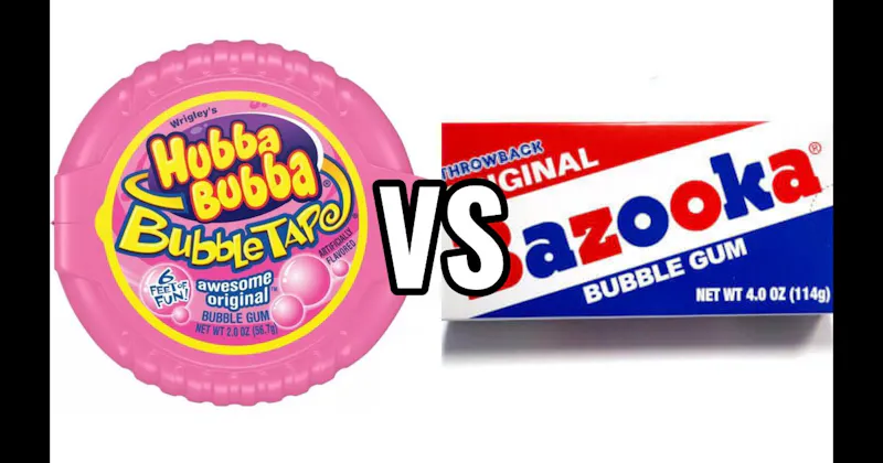 Bazooka vs. Bubble Tape