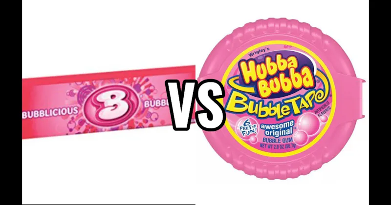 Bubble Tape vs. Bubblicious