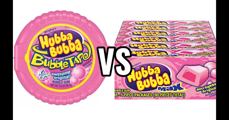 Bubble Tape vs. Hubba Bubba
