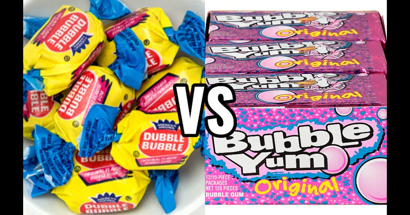 Bubble Yum vs. Double Bubble