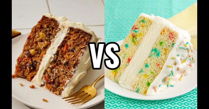 Carrot Cake vs. Funfetti Cake