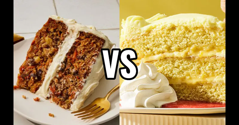 Carrot Cake vs. Lemon Cake