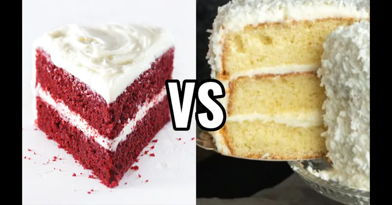 Coconut Cake vs. Red Velvet Cake