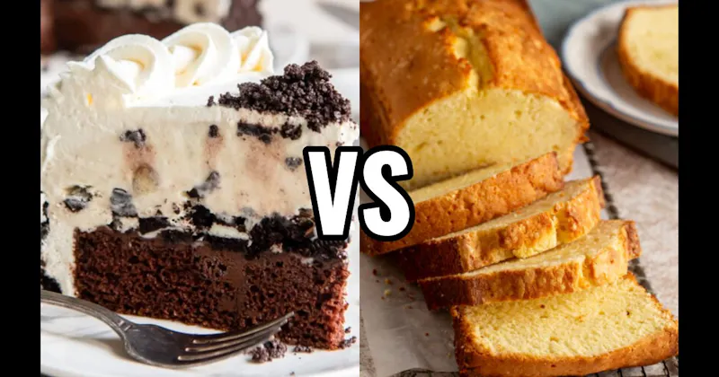 Ice Cream Cake vs. Pound Cake
