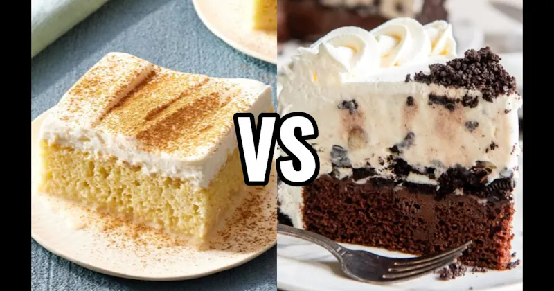 Ice Cream Cake vs. Tres Leches Cake