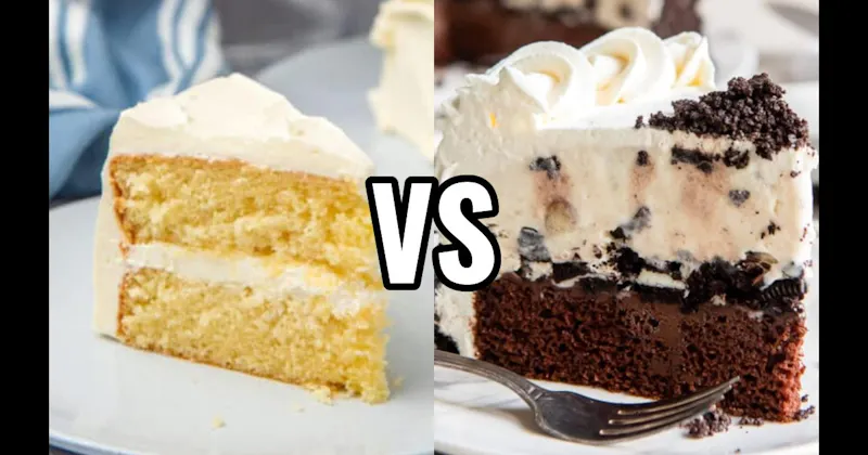 Ice Cream Cake vs. Vanilla Cake