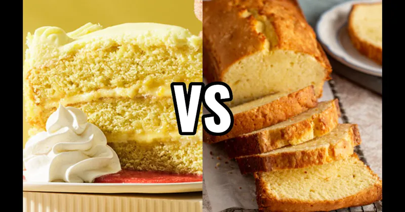 Lemon Cake vs. Pound Cake