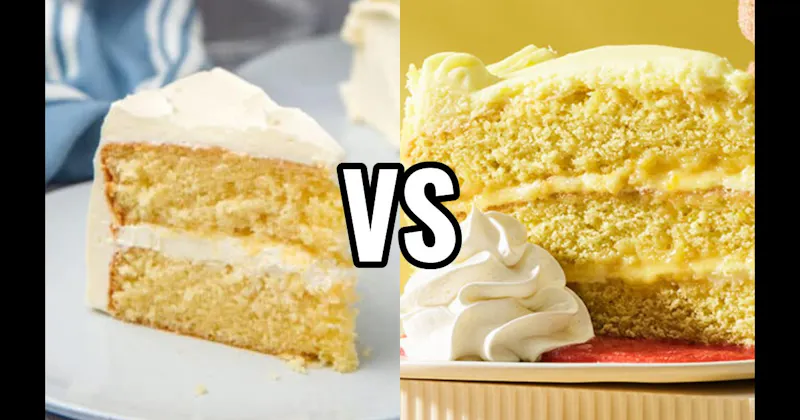Lemon Cake vs. Vanilla Cake