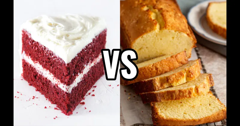 Pound Cake vs. Red Velvet Cake