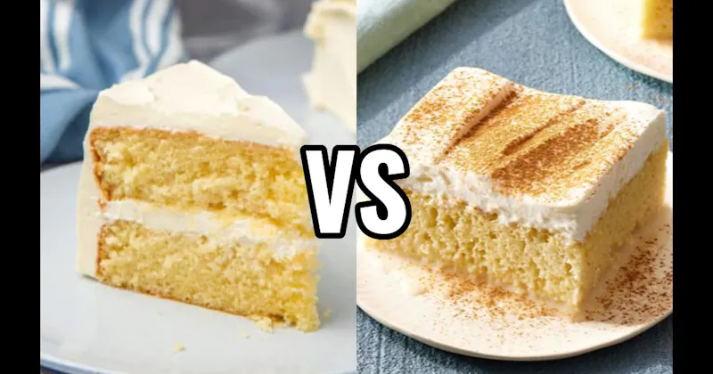 Tres Leches Cake vs. Vanilla Cake