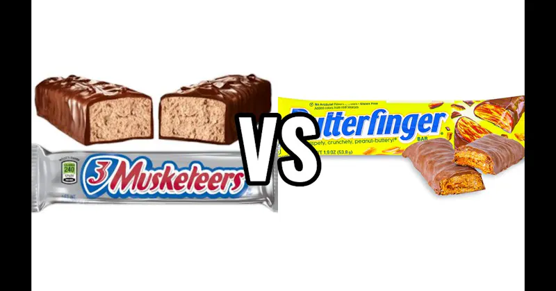 3 Musketeers vs. Butterfinger