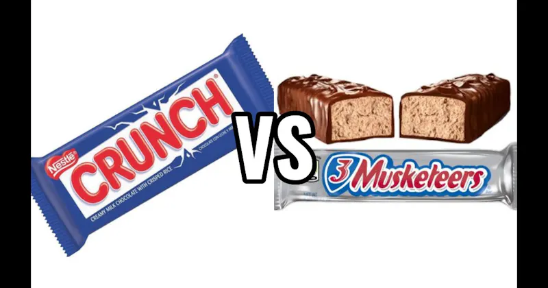 3 Musketeers vs. Crunch
