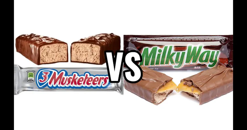 3 Musketeers vs. Milky Way