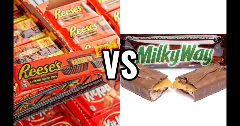 Milky Way vs. Reese’s Peanut Butter Cups