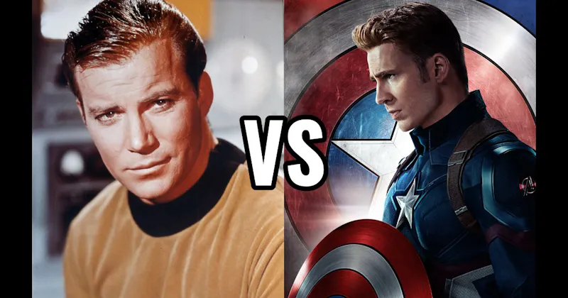 Captain America (Steve Rogers) vs. Captain James T. Kirk