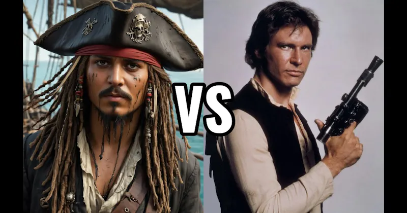 Captain Han Solo vs. Captain Jack Sparrow
