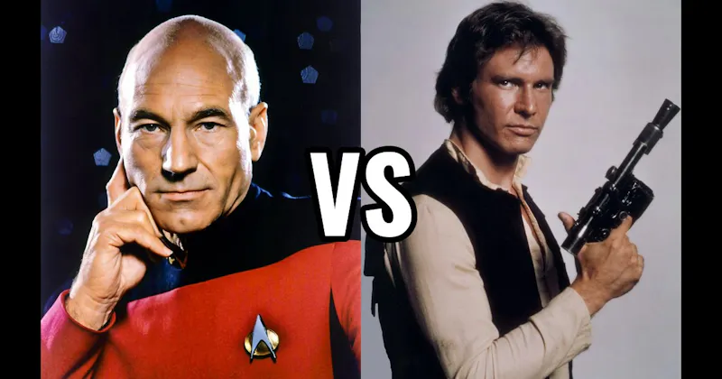 Captain Han Solo vs. Captain Jean-Luc Picard