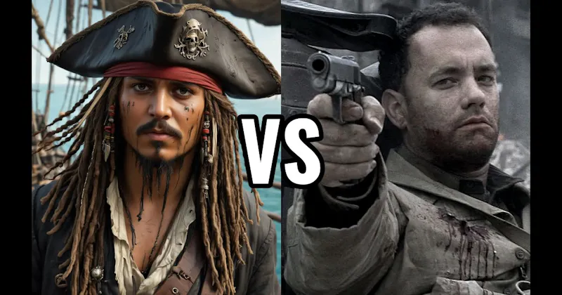 Captain Jack Sparrow vs. Captain John H. Miller