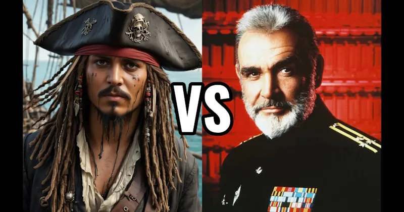 Captain Jack Sparrow vs. Captain Marko Ramius