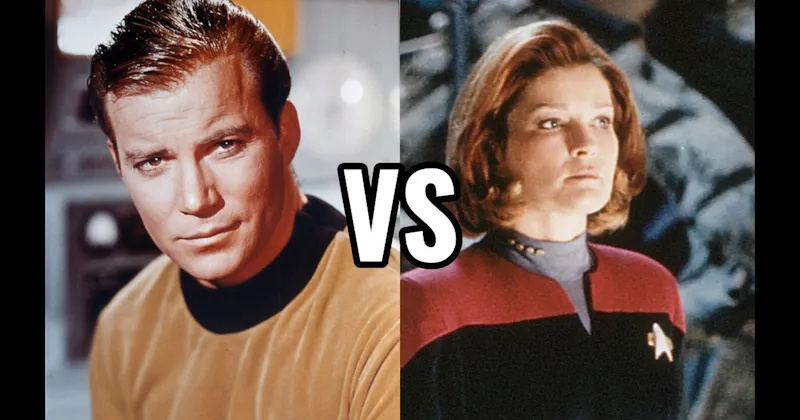 Captain James T. Kirk vs. Captain Kathryn Janeway
