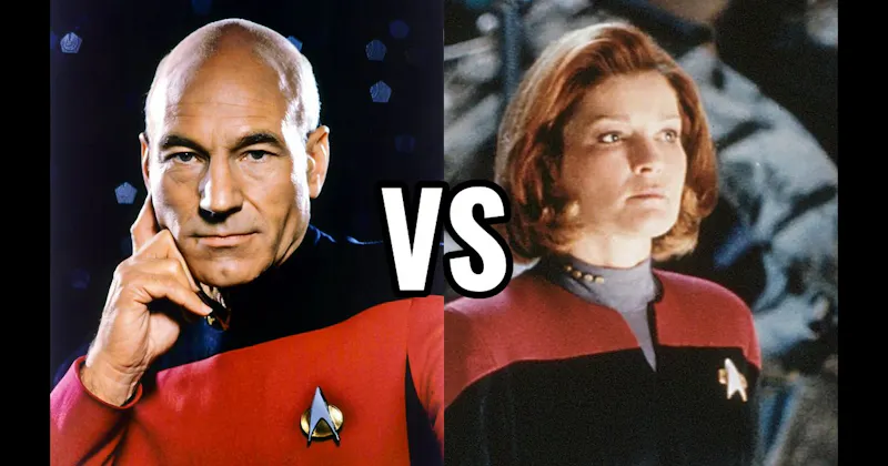 Captain Jean-Luc Picard vs. Captain Kathryn Janeway