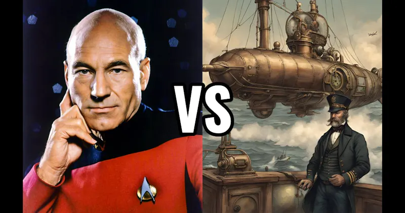 Captain Jean-Luc Picard vs. Captain Nemo