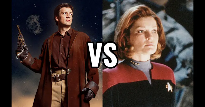 Captain Kathryn Janeway vs. Captain Malcolm Reynolds