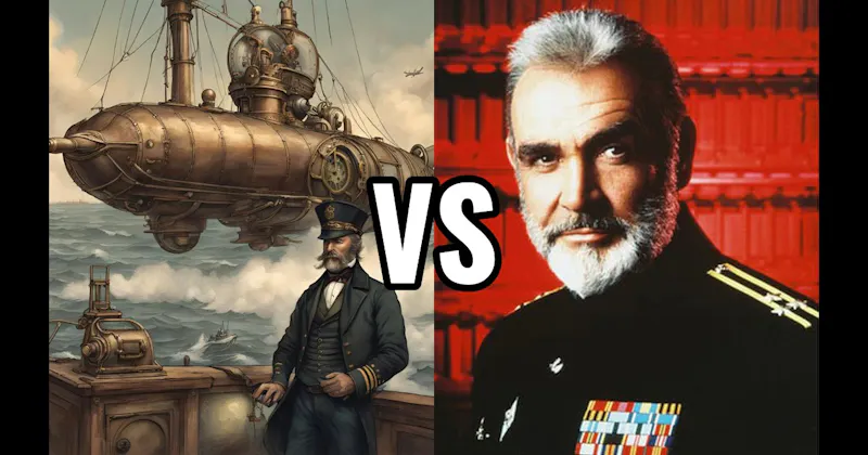 Captain Marko Ramius vs. Captain Nemo