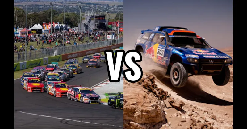 Bathurst 1000 vs. Dakar Rally