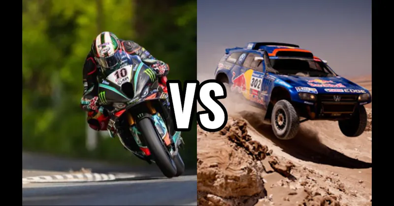 Dakar Rally vs. Isle of Man TT
