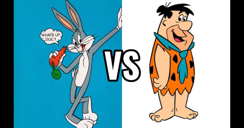 Bugs Bunny vs. Fred Flintstone