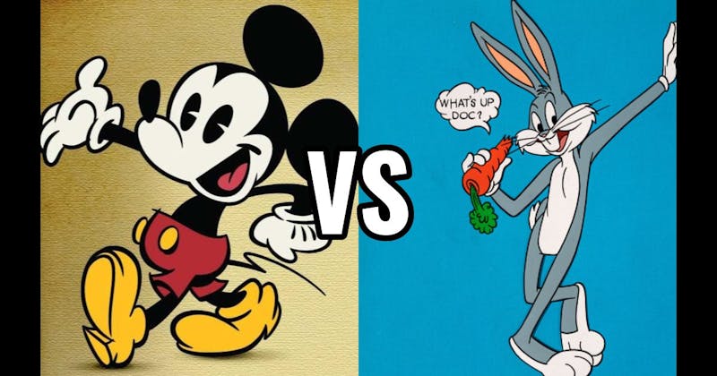 Bugs Bunny vs. Mickey Mouse