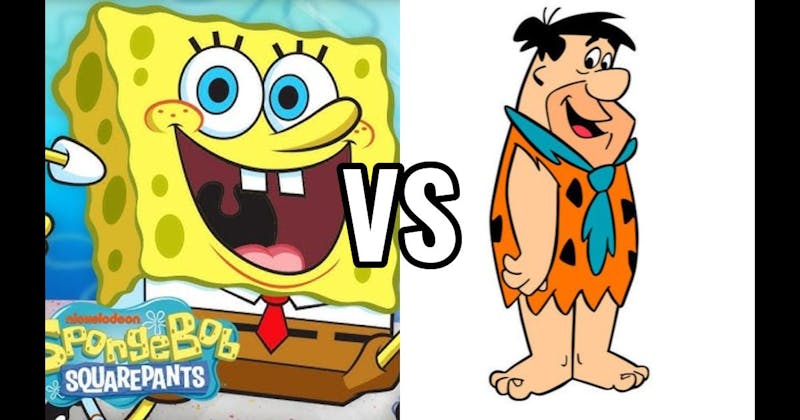 Fred Flintstone vs. SpongeBob