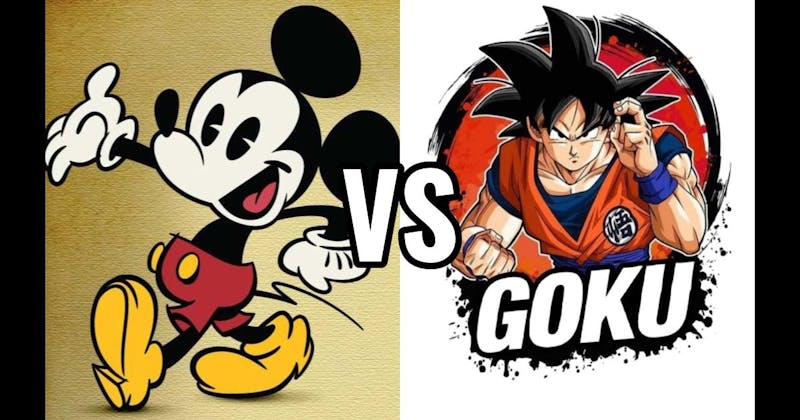 Goku vs. Mickey Mouse