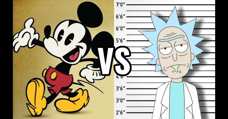 Mickey Mouse vs. Rick Sanchez