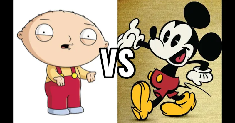 Mickey Mouse vs. Stewie Griffin